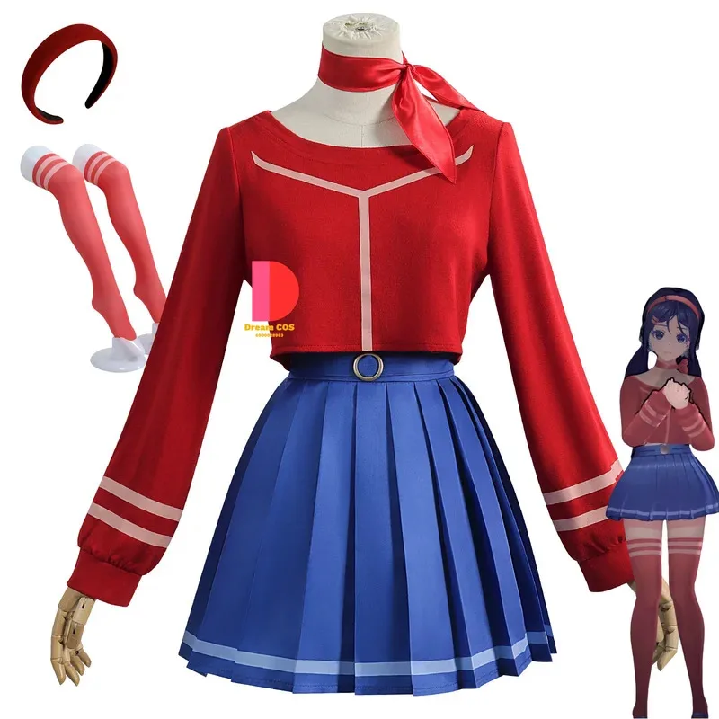 

In Stock New Game Miside Mita Costume Cosplay for Women Starter Costume Suit Uniform JK Pleated Skirt Halloween Comic-Con Set