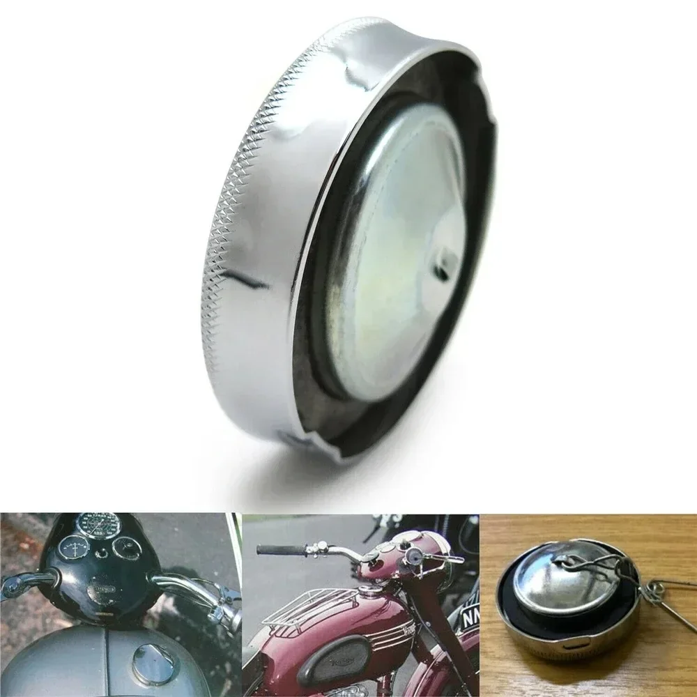 

2 1/2" Domed Petrol Cap For British Motorcycles.including Triumph Speed Twin&Tiger 110 Motorcycle Accessory Chrome