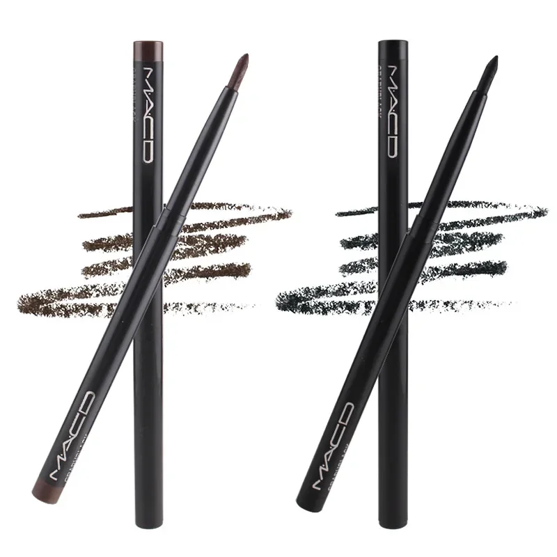 1Pcs Waterproof Black Brown Smooth Eyeliner Pencil Permanent Makeup Eyleliner Pen Long Lasting Automatic Eyes Makeup Tools