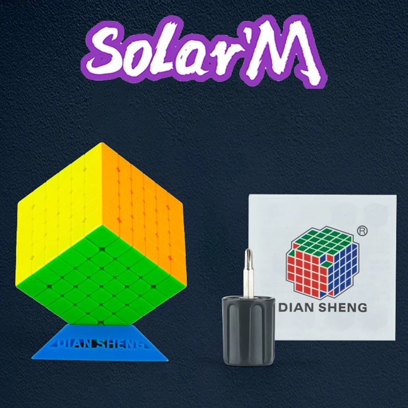 DianSheng Solar M Magnetic Magic Cube 6x6 3x3 2x2 4x4 5x5 7x7 Professional Speedcube 6x6x6 Speed Puzzle Children Toy Cubo Magico