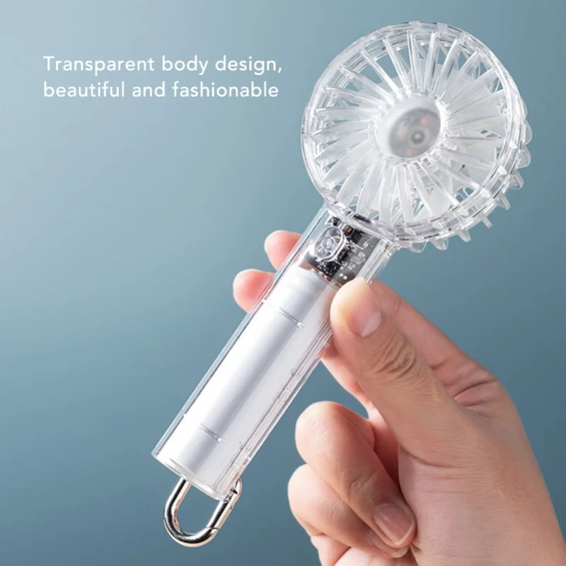 

Небольшой портативный ручной вентилятор, тихий, долговечный, 3-скоростной, карманное охлаждение, для путешествий, пляжа, активного отдыха