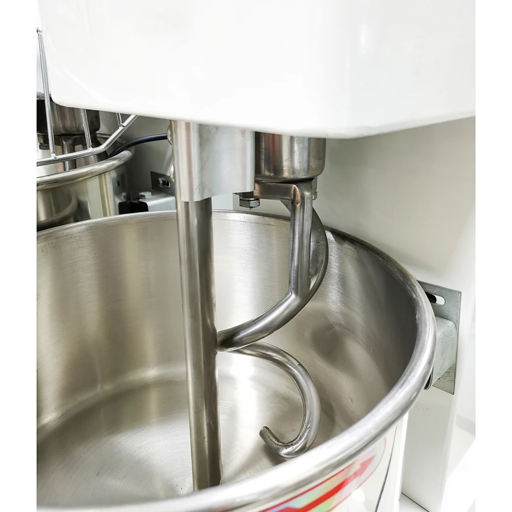 Amasadora industrial de espiral para panadería con harina HS30 L, mezcladora de masa de pan