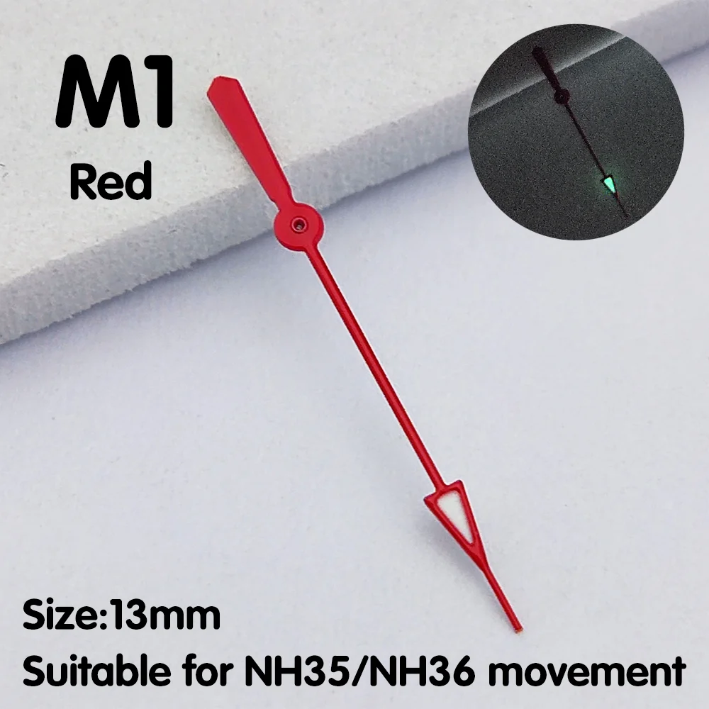 مشاهدة اليد الثانية 13 مللي متر أجزاء ساعة اليد استبدال أجزاء لساعة حركة NH35 NH36 اليد الثانية