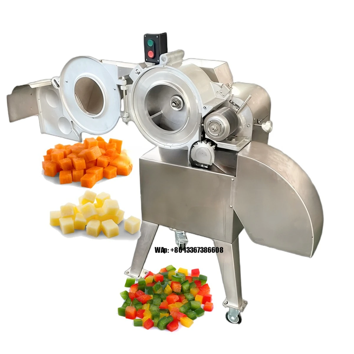 

Industrial Commercial Vegetable Cutters Potato Slicing Dicer Salad Cutting Machine