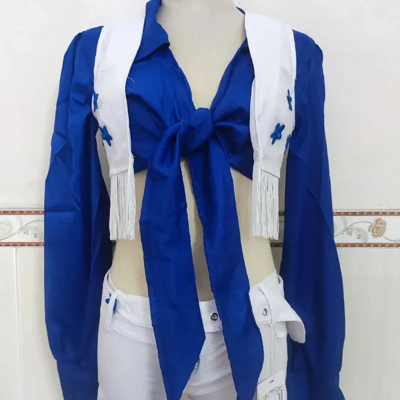 Dy20new halloween carnaval festa dallas vaca meninas cheerleading rpg traje sexy competição do ensino médio cheerleading da