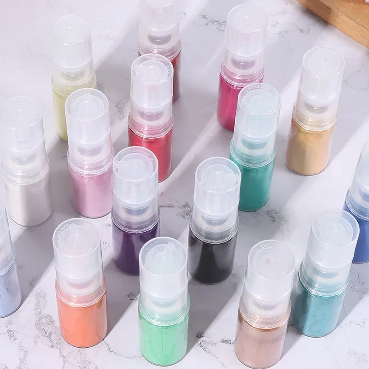 1Bottle Cake Decorating Powder Spray Bottle Design Baking Color Dust Fondant Macaron Chocolate Silver Pearl Flash Glitter Powder