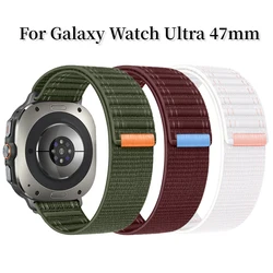 Wave Nylon Bracelet for Samsung Galaxy Watch 7 Ultra Band Fabric Strap Women Men Fit for Galaxy Watch 7 Ultra Band 47mm Correa