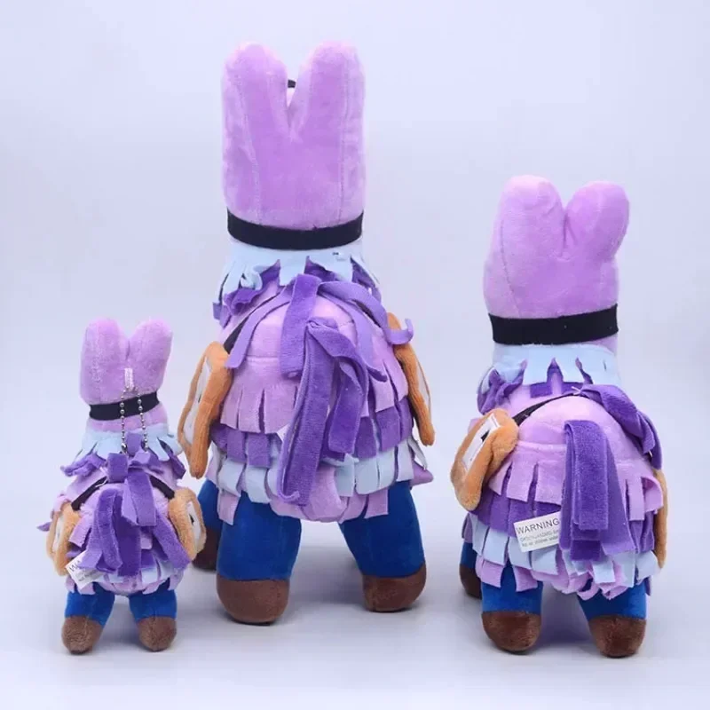 Fortnite Game Stash Llama Pinatas Soft Alpaca Anime Figure Rainbow Horse Stuffed Toys 25cm