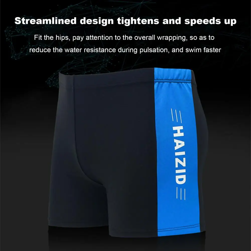 Men Swimming Trunks Plus Size Swim Trunks Water Repellent Mid-rise Men\'s Swim Trunks Quick Drying Breathable Swimwear for Teens