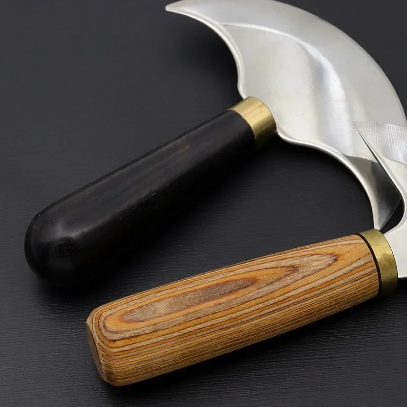 Manual Leather Skiving Knife DIY Leather Craft Cutting Paring Tool Hand Trimming Carving Cutter For Leather Carving Craft Work view 3