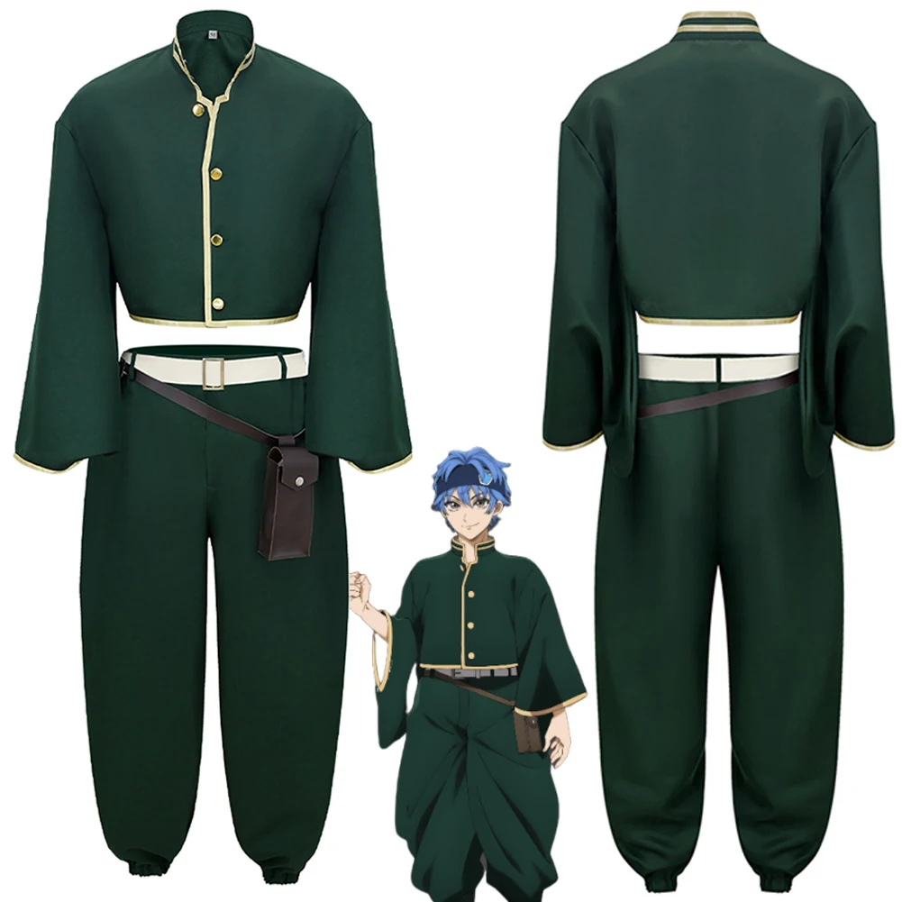 

Anime Account of Dead Souji Enishiro Cosplay Fantasia Clothing Men Adult Male Disguise Roleplay Outfits Halloween Carnival Suits