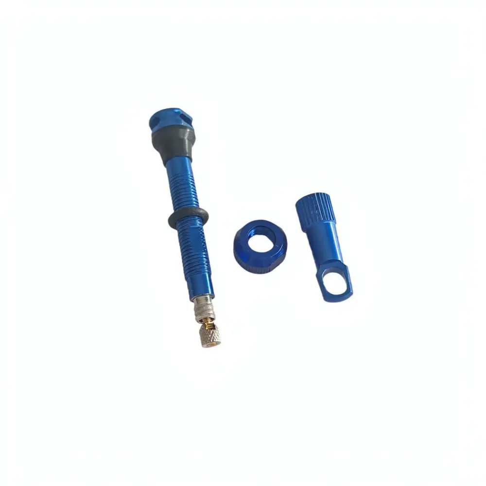 Bicycle Tubeless Tire Valve Stems CNC Presta Air Nozzle Set With Core Removal Tool For Road MTB Cycling Parts