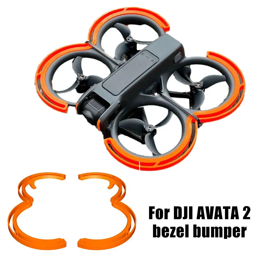 Drone Protective Bezel Shuttle Frame Anti-collision Device Aerial Camera Protective Bumper Accessory for dji AVATA 2 D5C7