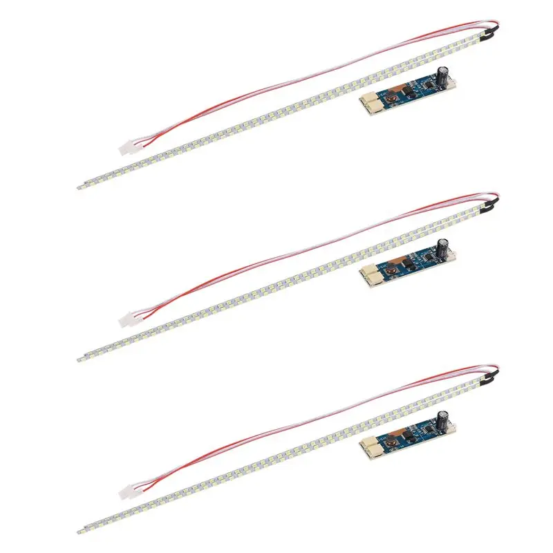 M51K-3Pcs 315Mm 15 Inch LCD Widescreen Dimmable Adjustable LED Lights Backlight Strip Kit