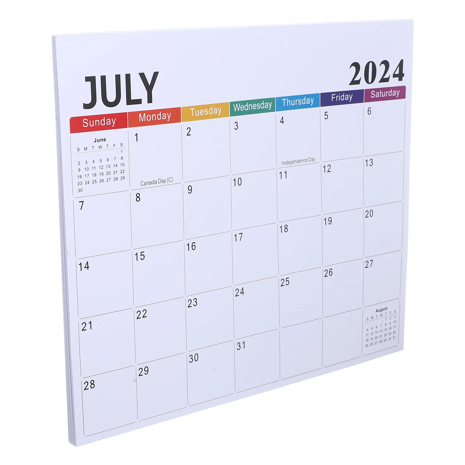 Calendar Refrigerator Fridge Calendars Paper Tear off Magnetic for Planning Decorative English Small Room