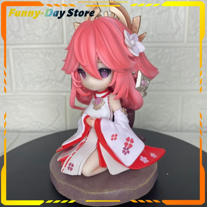 

In Stock 13.5cm Anime Genshin Impact Yae Miko PVC Action Figure Model Statue Collection Desktop Decor Ornaments Toys for Kids