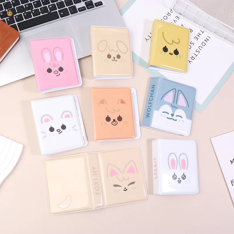 ▶1pcs Cartoon Animal 3 Inch Album Photo Postcard Storage Album Idol Pictures Collection Kpop Card Binder Name Card Book Album