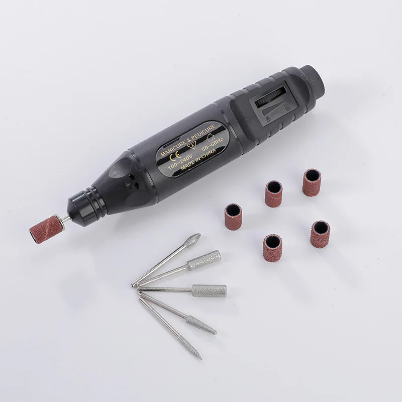 LULAA elektryczna szlifierka do paznokci wiertarka do paznokci szlifierka usuwanie paznokci złuszczające narzędzie do polerowania Pedicure Adapter do maszyny