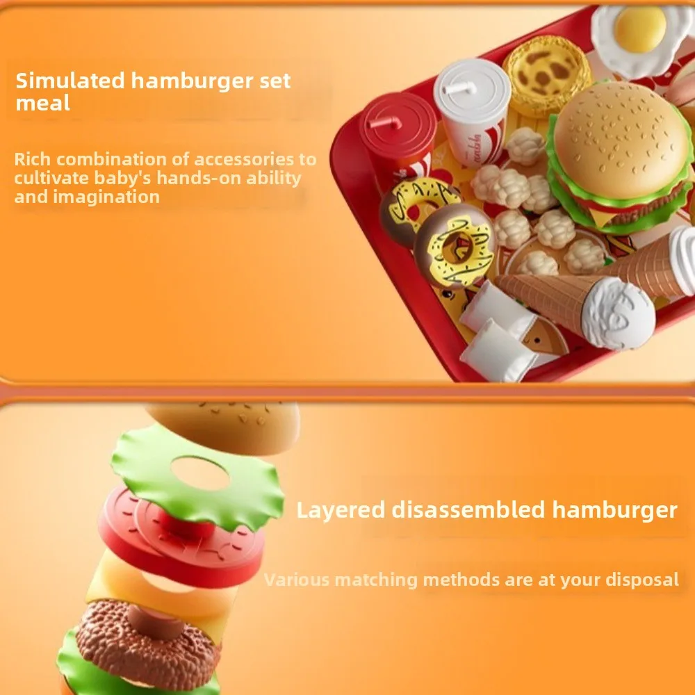 ชุดของเล่นจำลองทำอาหาร ชุดอุปกรณ์ประกอบฉากเล่นบทบาทสมมติ ดีไซน์แบบอินเทอร์แอคทีฟ ชุดอุปกรณ์ทำอาหารเสมือนจริง