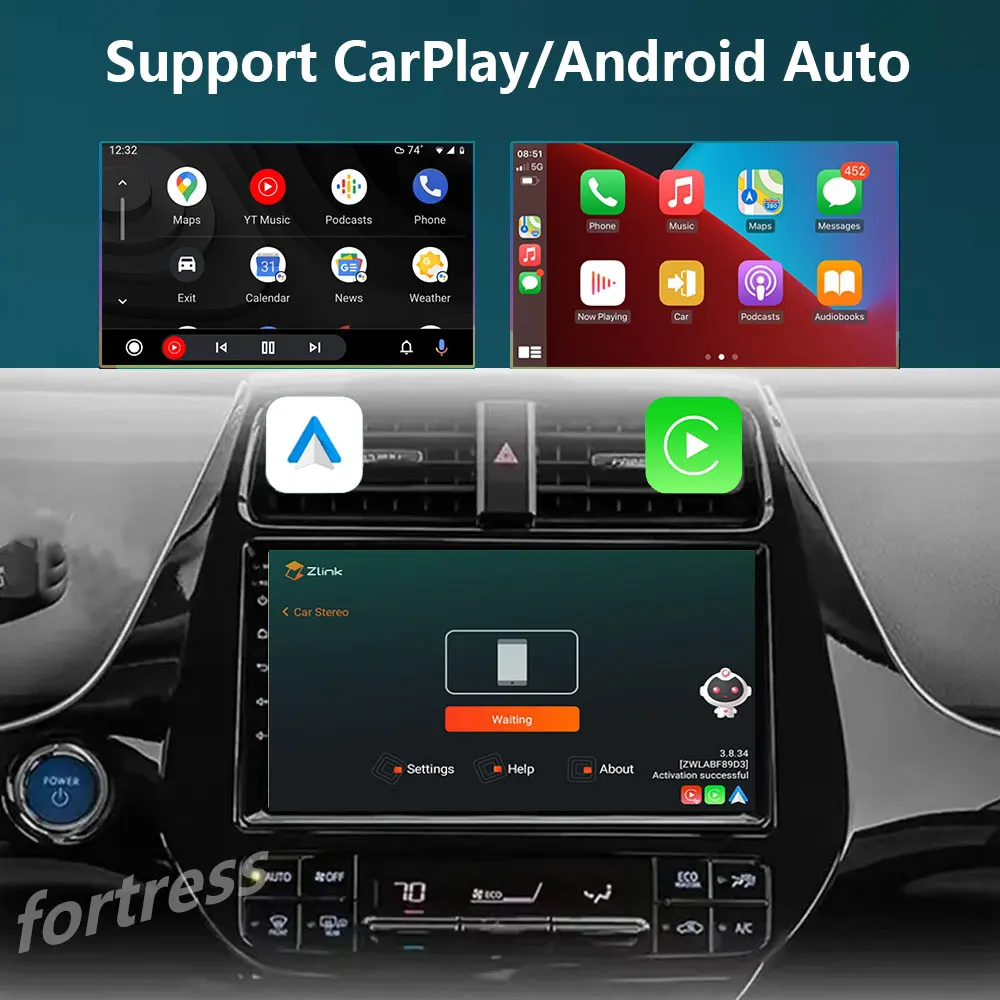 Auto Radio For Toyota Prius Export 2016 Android Carplay Car Multimedia Video Player GPS Navigation Auto Stereo DSP 2din