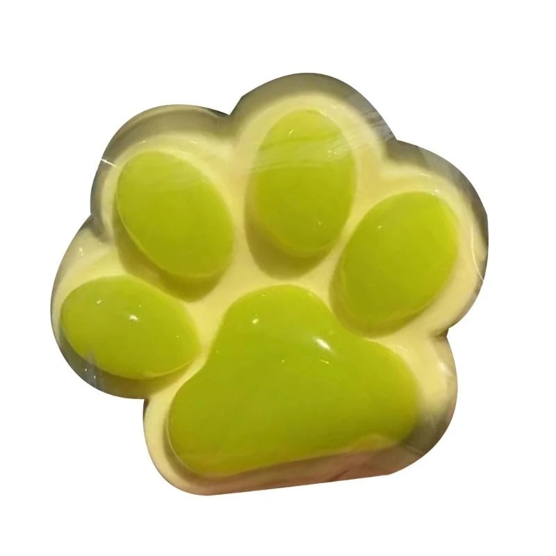 Gatos grandes patas estrés relevante juguete exprimiendo y pellizcando juguete descompresión suave juguete para mano del