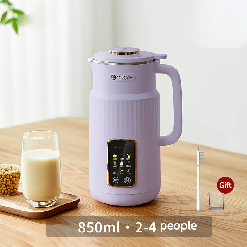 

850ml Soy Milk Machine Electric Juicer Portable Food Blender Mixer Wall Breaking Machine Automatic Soybean Milk Maker 220V