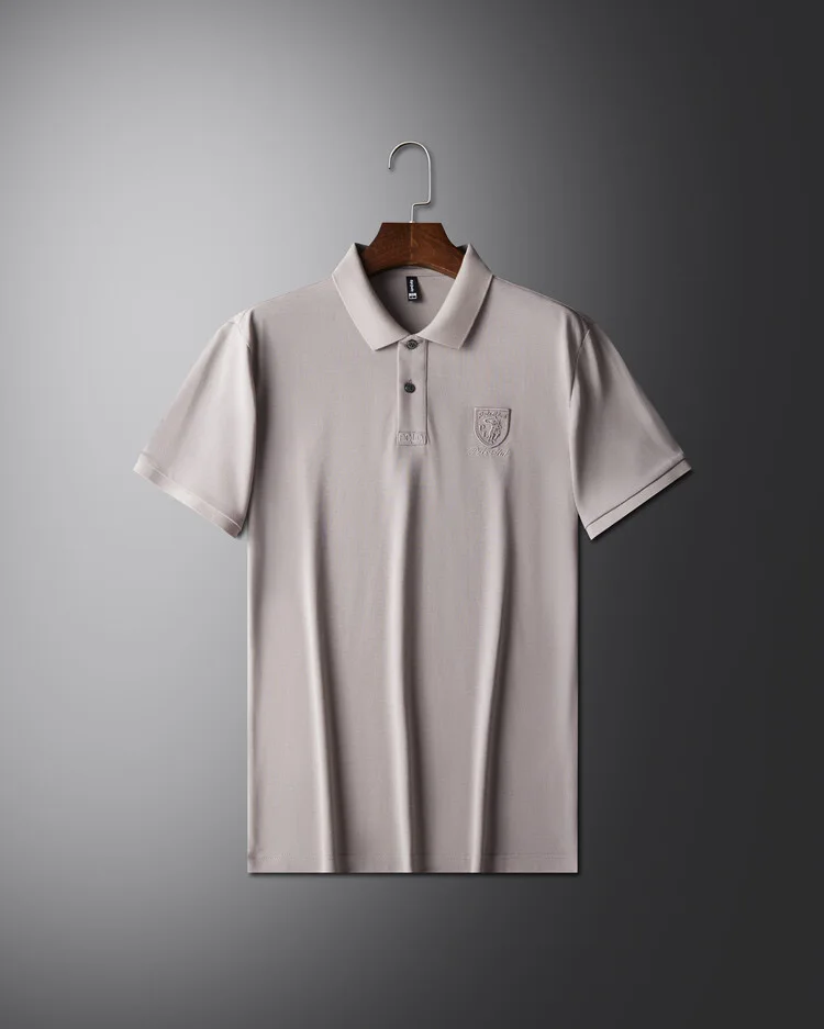 High end brand short sleeve men's POLO shirt summer fashion hot selling embroidery design golf top breathable casual T-shirt view 5