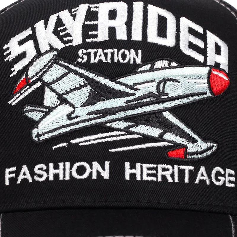 Cappello di protezione solare unisex per le vacanze al mare con berretto da baseball con protezione UV per aereo da moto hip-hop ricamato con lettere inglesi