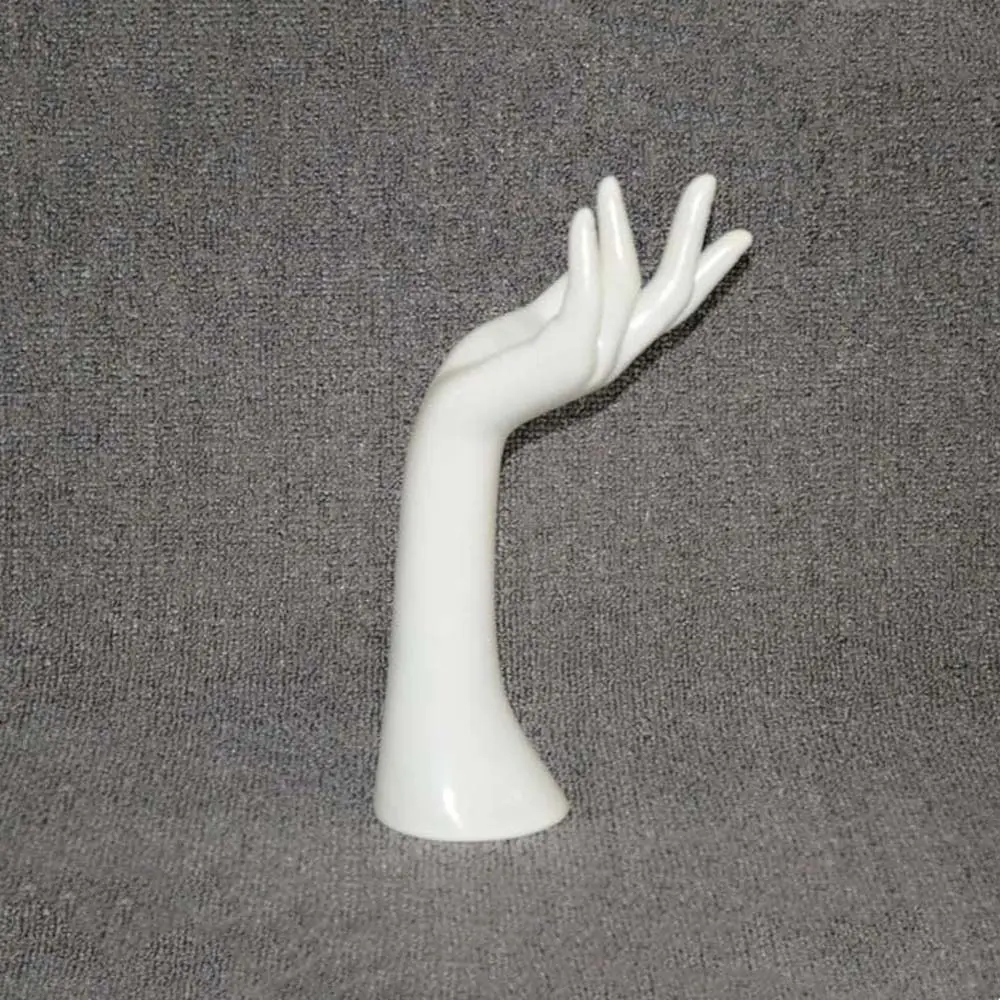 

Rings Watches Mannequin Hand Model Necklace Bracelet Model Stand Jewelry Display Hand White/Skin/Black Room Decor