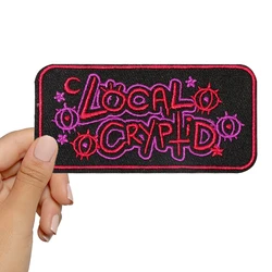 1PC Local Colorful Embroidered Patch Iron On Sew On Patches For Clothing Cap Bag Jacket DIY Gift Y2K Badge With Hot Adhesive
