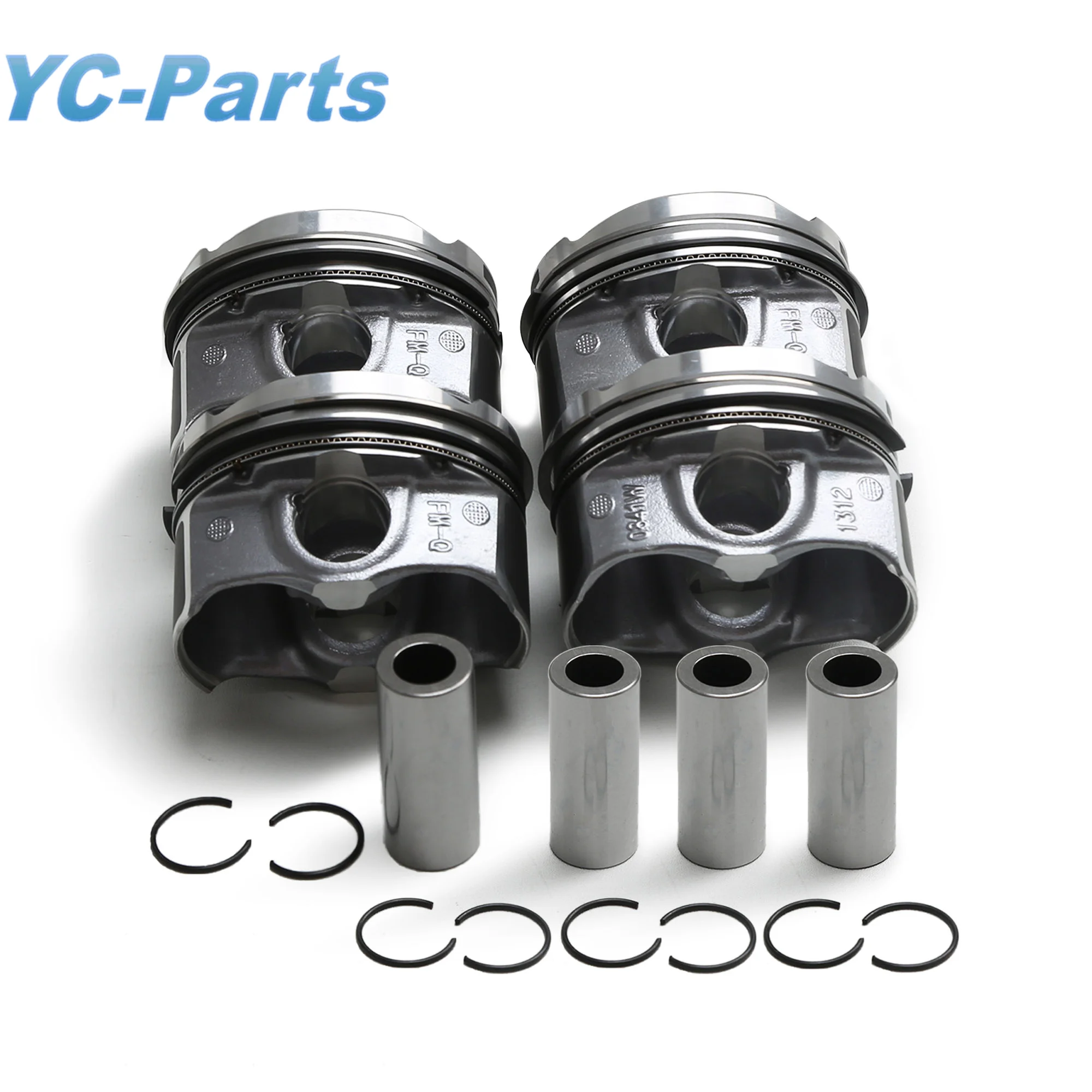 High Power 4Pcs Engine Pistons Assembly 11257640166 for BMW F34 F30 F31 328i M 328i xDrive F07 F10 F11 528i xDrive E84 F25