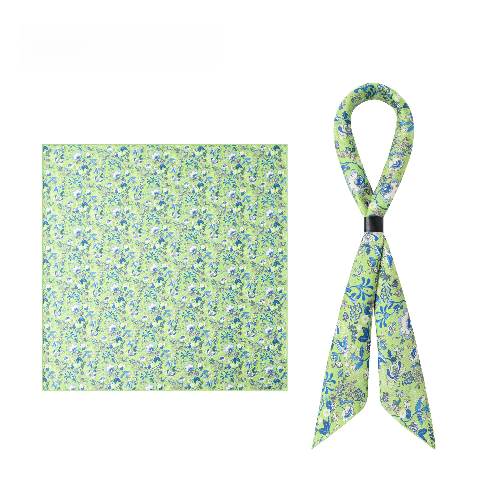 busin-men's-twill-silk-scarf-fre-een-small-ne-warmer-casual-irt-collar-tie-multifunctional-plant-floral-pattern