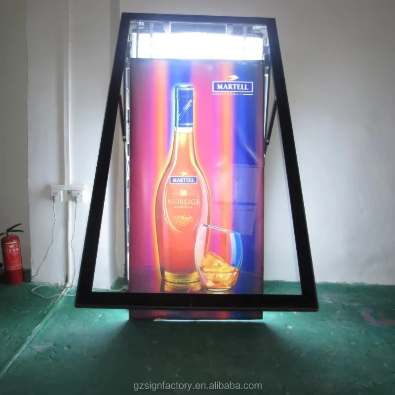 Outdoor standing advertisement rotating billboard