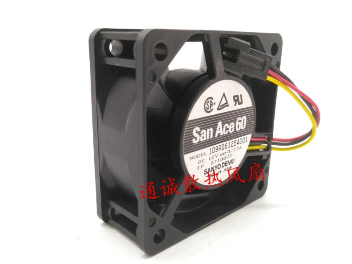 1PC for Sanyo San Ace 109R0612S4D01 Cooling Fan 12V 0.17A 6cm projector
