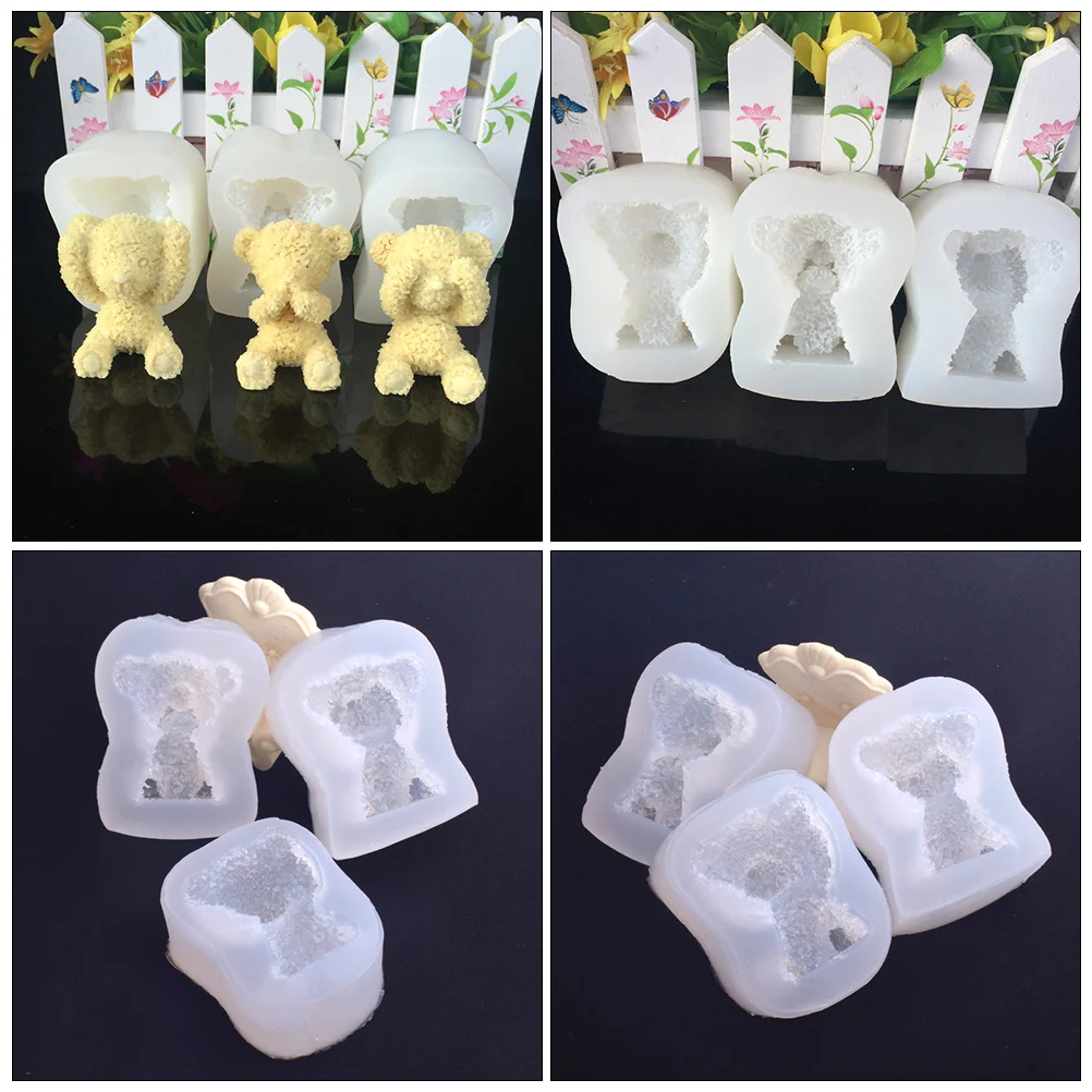 

3 pcs Baking Mold Silicone Tray Tools Home Home Bakeware Bakeware Cute Small Baking Tools Random Color Reusable