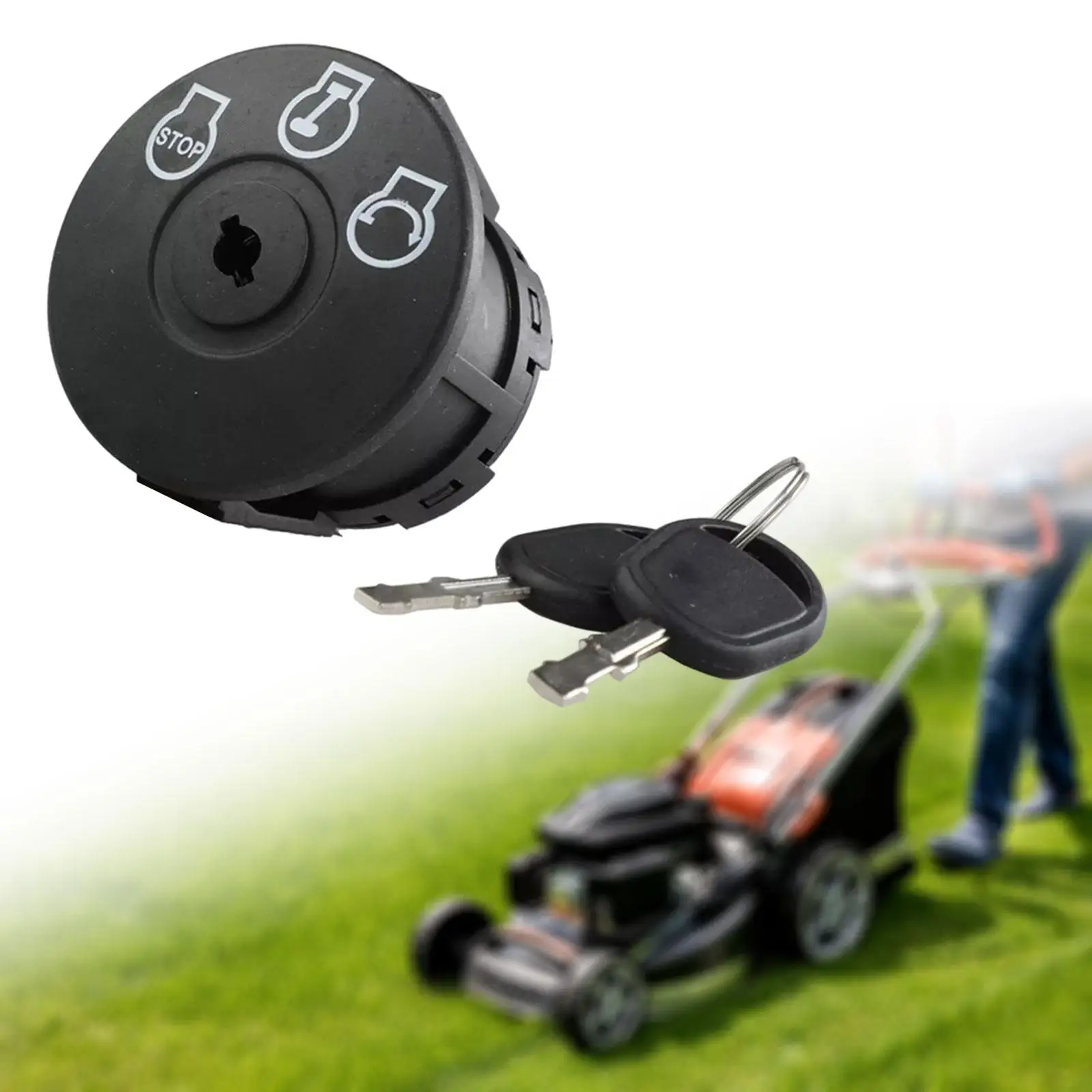 

Выключатель зажигания с 2 ключами 925-04228, простая установка, замена для газонокосилок Z6000 17afcacs897 17BK2acp090 17AK2ack090