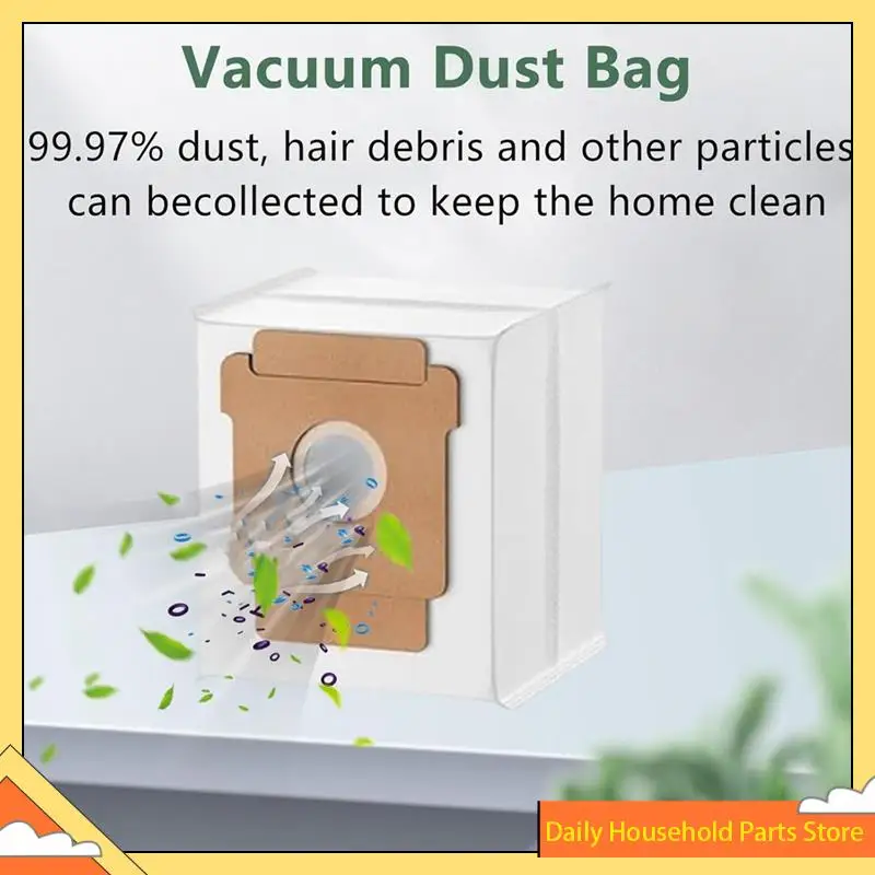 【تخفيضات كبيرة】أكياس غبار بديلة لمرشح الفرشاة الجانبية الرئيسية لـ Irobot Roomba 104 Combo/105 Vac/105 Combo/105 Combo+ Q052 Vacuum Cl