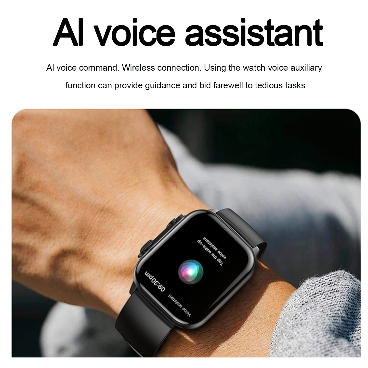 ساعة ذكية رياضية جديدة 2025 - قم بإجراء رسالة الاتصال، ومتتبع النشاط عداد الخطى والسعرات الحرارية