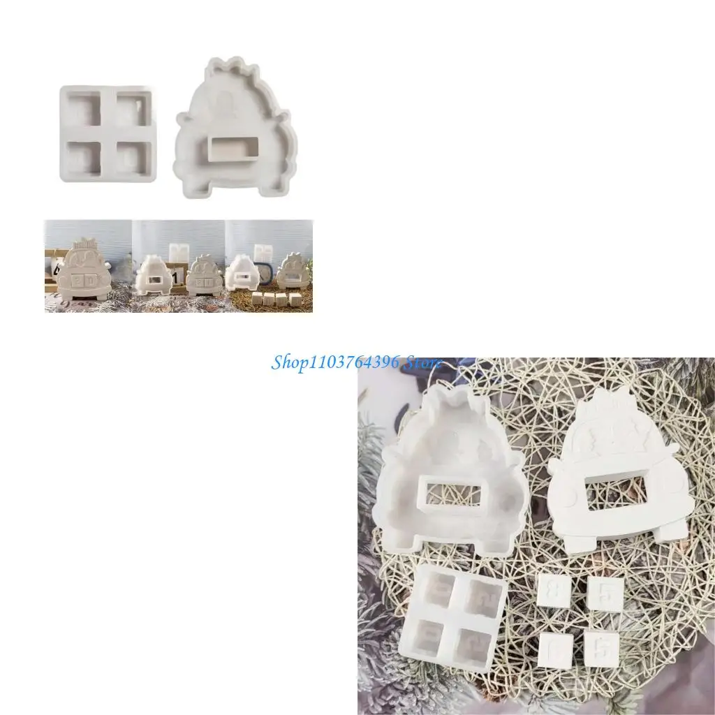 

Многоразовые прочные силиконовые формы с обратным отсчетом, аксессуары для дома, украшение для изготовления свечей на заказ, для