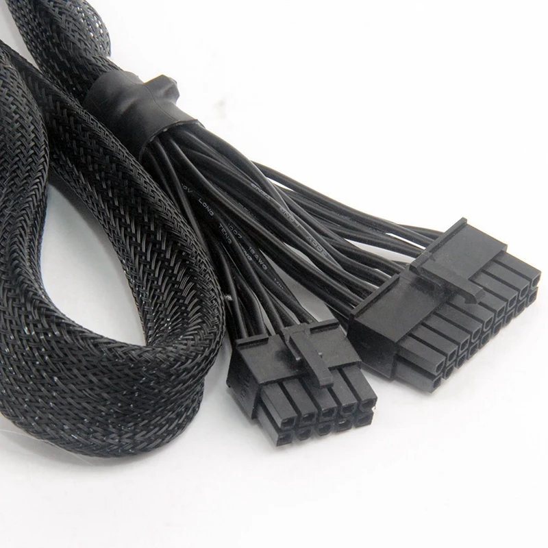 New-2X ATX 24 broches à 18 + 10 broches carte mère PSU câble d'alimentation modulaire pour Cooler Master V550 V650 V750 V850 V700 V1000