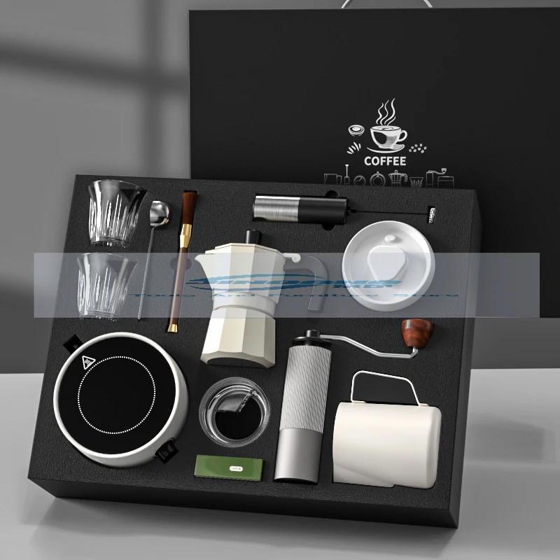 

Set gift box, birthday wedding gift, housewarming gift for girlfriends, new home gift, moving coffee machine companion gift