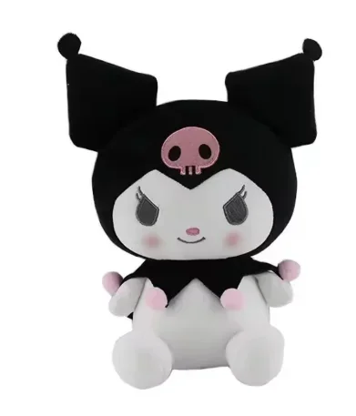 =2026 New Kawaii 25cm Sanrio Plush Toy Jade Dog Kuromi Dressing Doll Doll Plush Toy Stuffed Animal Patung Dolls Birthday Gift image 3