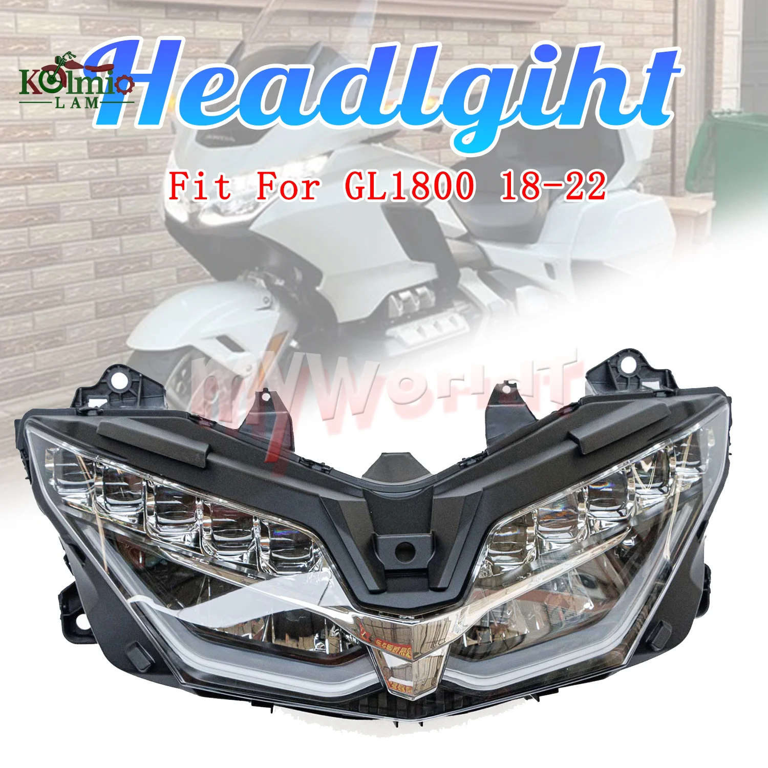 Fit For Honda Glodwing 1800 2018 - 2024 GL1800 HeadLight Assembly Headlamp GL1800 2019 2020 2021 2022 2023
