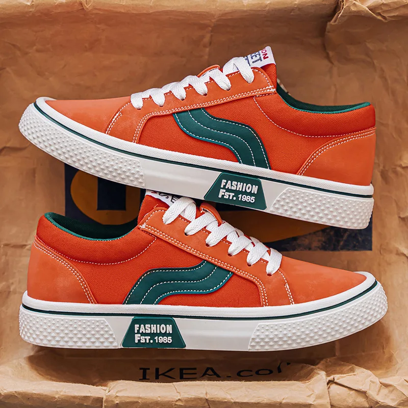 Men's Soft Bottom Casual Sports Fashion Canvas Shoes Spring 2026 New Collection Comfortable Streetwear Footwear