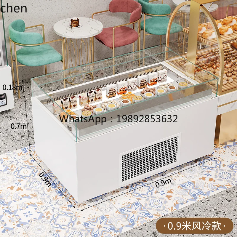 Fruit Fishing Fresh-keeping Cabinet Refrigerated Cabinet Dessert Sushi Open Sandwich Cabinet