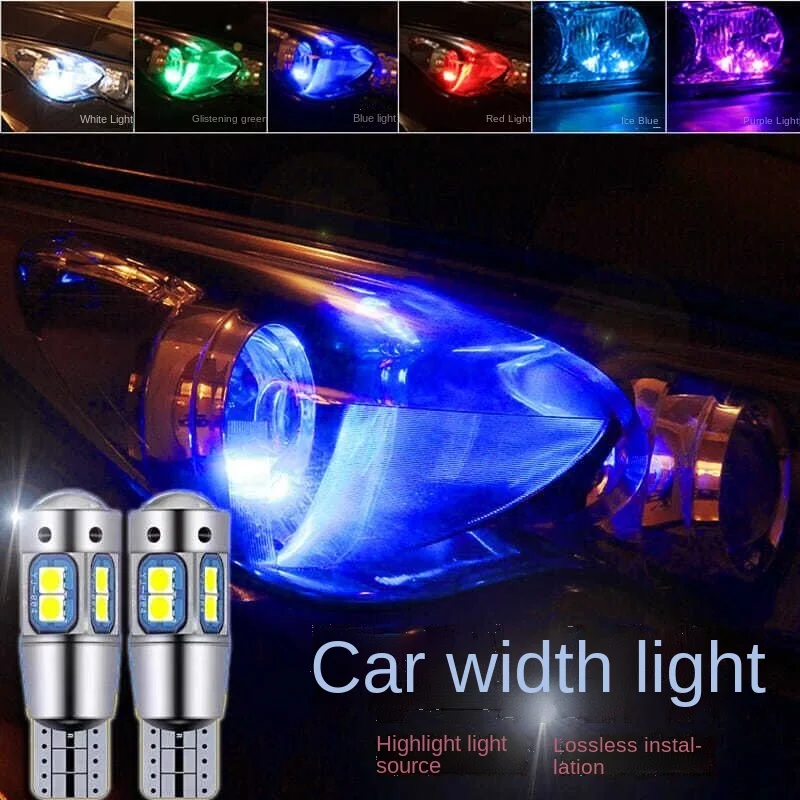 

T10 W5W High Quality LED Car Turn Side Light Marker Lamp WY5W 501 168 192 LED Auto Wedge Parking Bulb Car Styling Light 12V