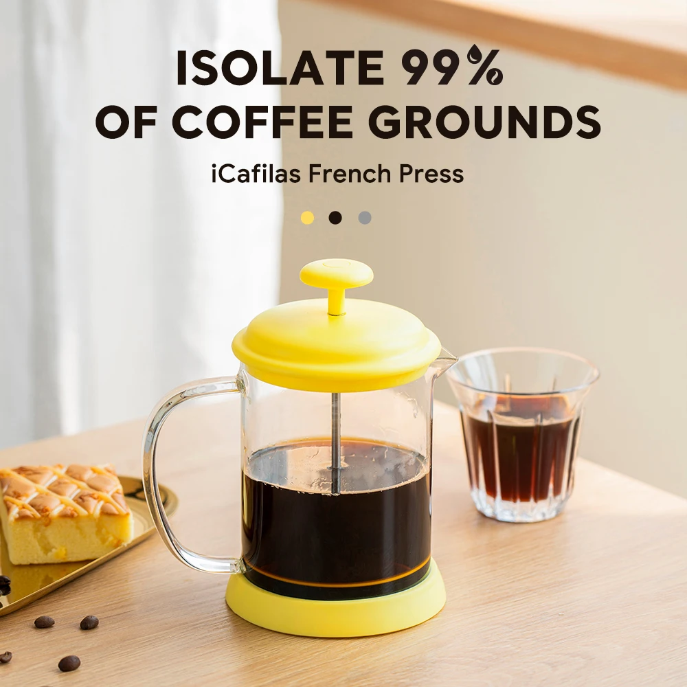 1000ML/600ML Französisch Presse Kaffeemaschine Hohe Borosilikatglas Haus Kaffee Brewer Milch Schaum Aufschäumer Barista tee Maker – Detail 11