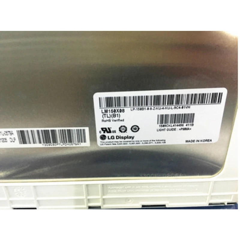 شاشة LCD أصلية مقاس 15 بوصة من LB150X02TL01/LM150X08TLB1/LM150X08TL01/LM150X08TL02/LM150X08TLC1 شاشة TFT LCD