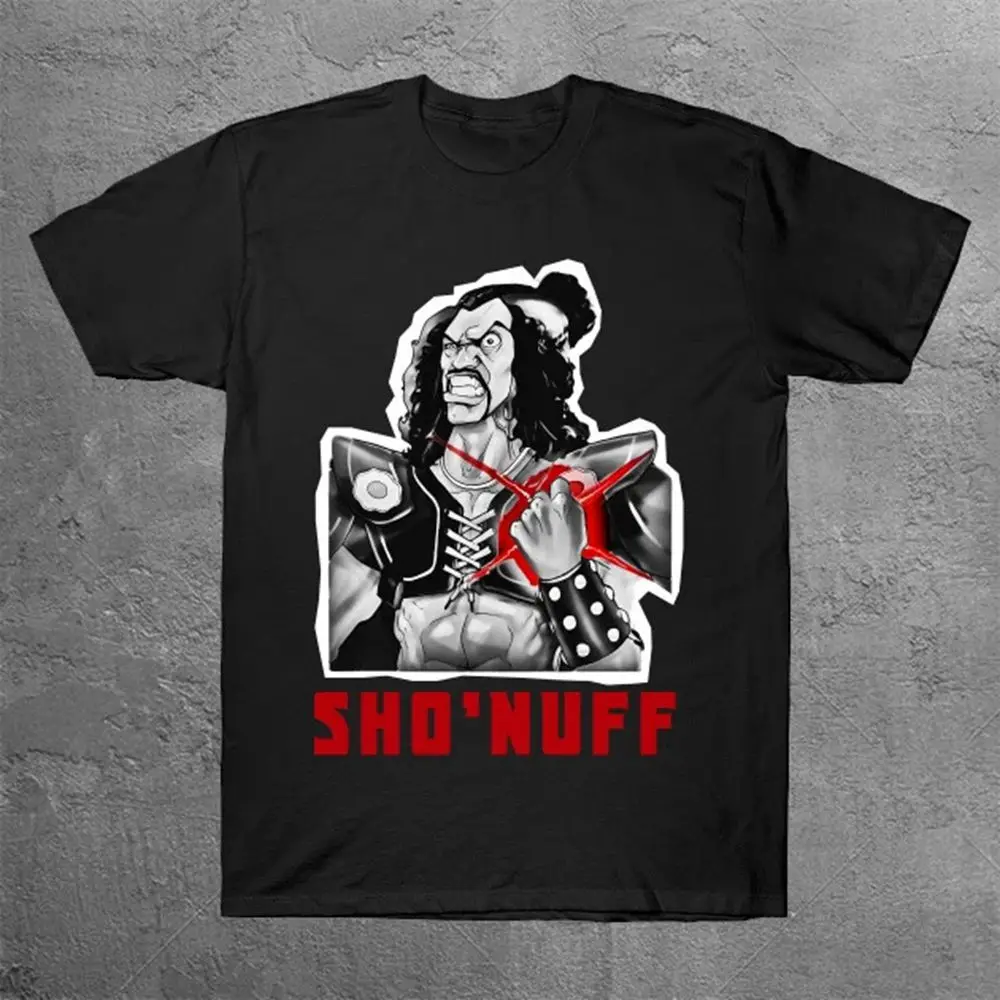 

Футболка Sho Nuff The Master, мужские футболки с короткими рукавами и рисунком, большие футболки с рисунком для женщин, подарки для папы