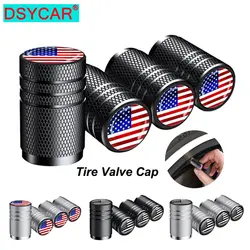 Tire Valve Stem Cap, Tire Air Caps Metal with Plastic Liner Corrosion Resistant Leak-Proof for Car Truck Motorcycle SUV and Bike